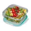 Kép 3/4 - Üveg ételhordó műanyag fedővel, 500 ml